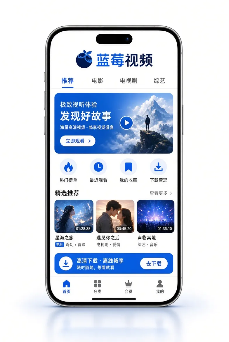 蓝莓视频APP介绍